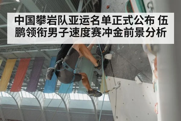 中国攀岩队亚运名单正式公布 伍鹏领衔男子速度赛冲金前景分析